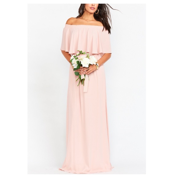 Show Me Your Mumu Hacienda Maxi Dress Dusty Blush - Picture 1 of 10